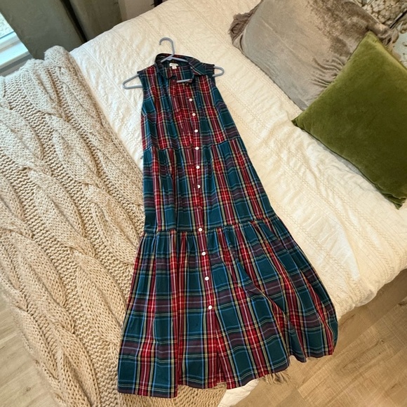 J Crew Tartan Plaid Dress - Picture 3 of 4